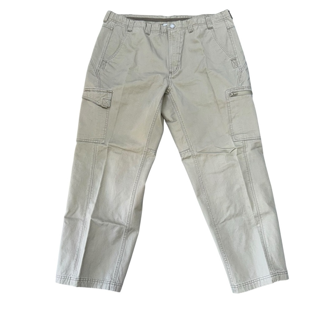 📌Columbia Men’s Size 38 Khaki Cotton Utility Cargo Pants Outdoor Hiking